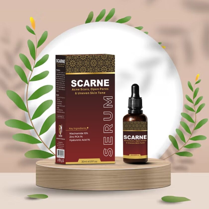 SCARNE say goodbye to acne scars, open pores, and uneven skin tone